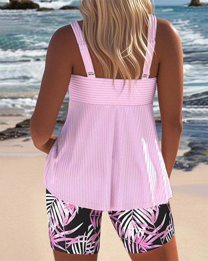 Olivia | Colourful Tankini Set
