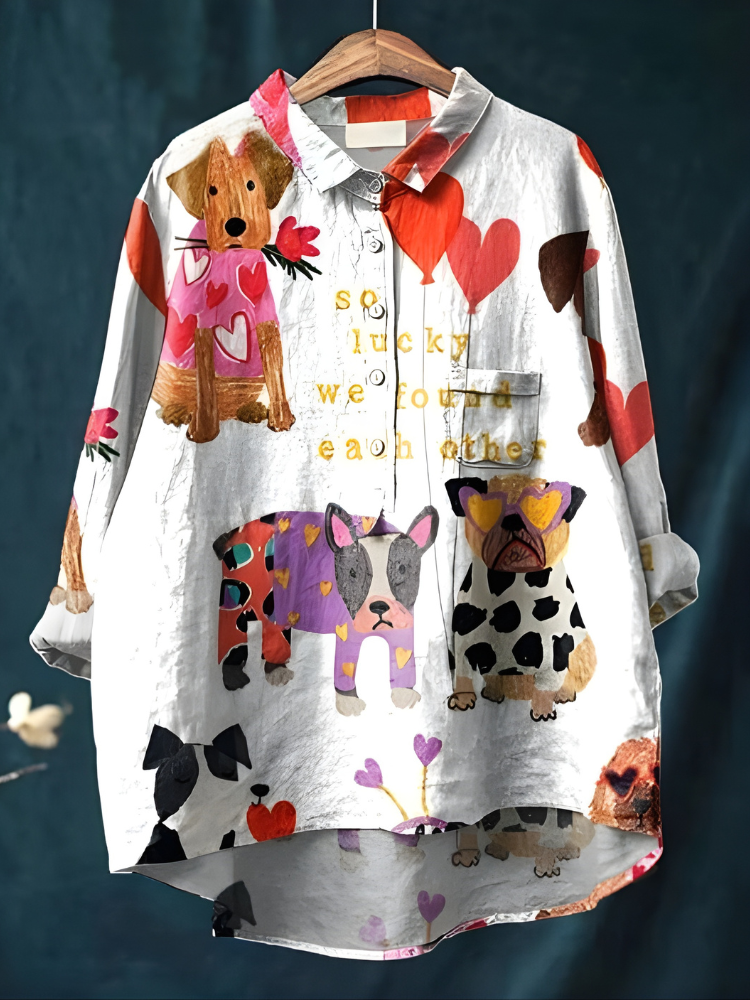 Tresha™ Playful Print Blouse