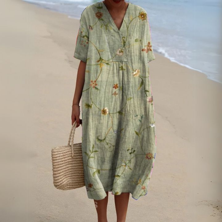 ROSALIE | ELEGANT FLORAL DRESS