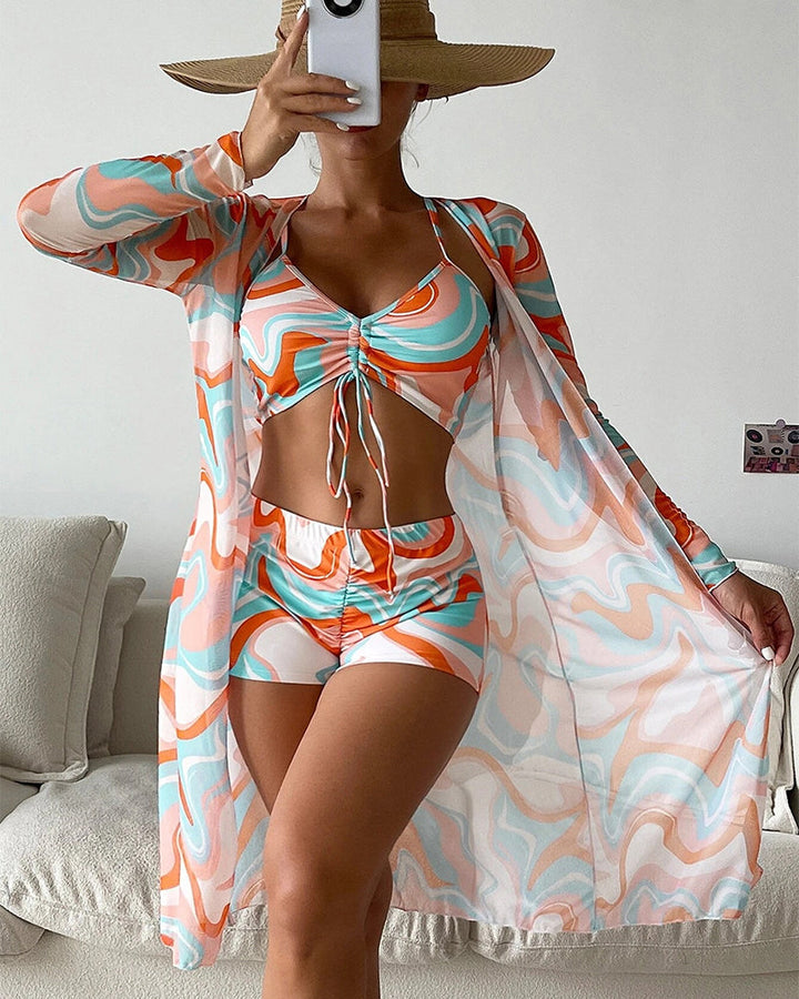 Terra| 3-Piece Printed Bikini Set
