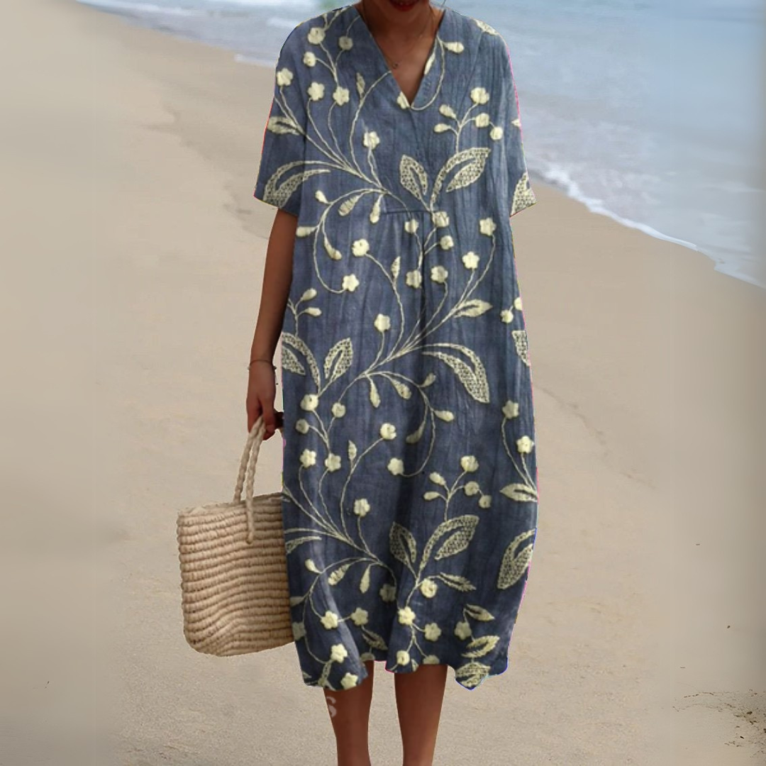 ROSALIE | ELEGANT FLORAL DRESS