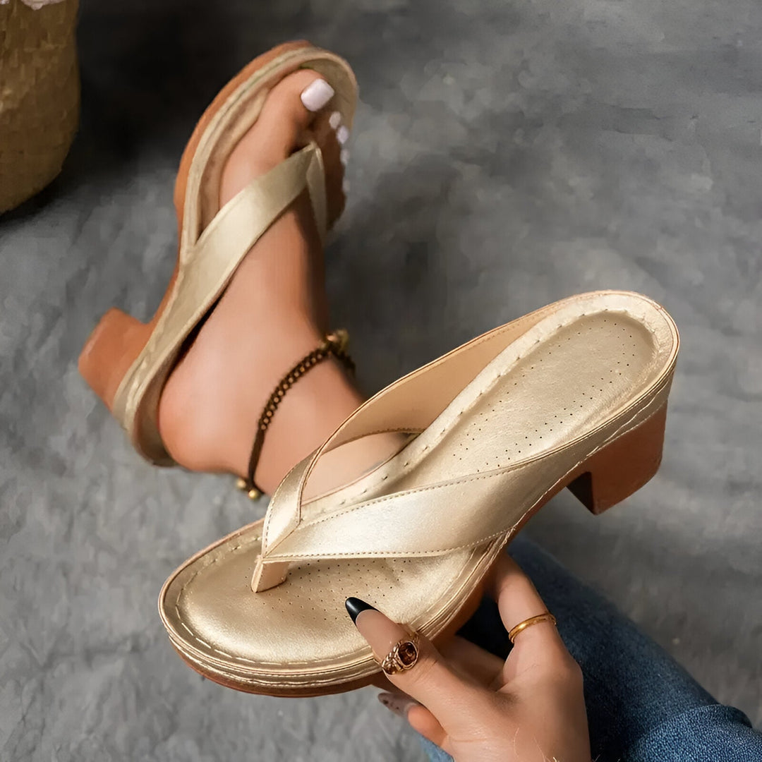 Maelys™ Comfy Slip-On Heeled Sandals